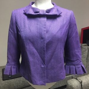 Adorable Sara Campbell Purple Crop Jacket SZ 2